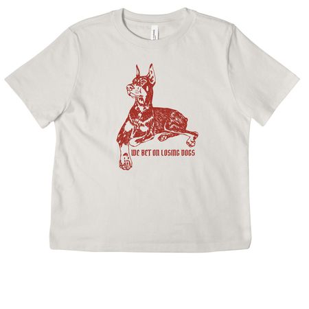 We Bet On Losing Dogs, a Vintage White Women's Heavyweight Tee