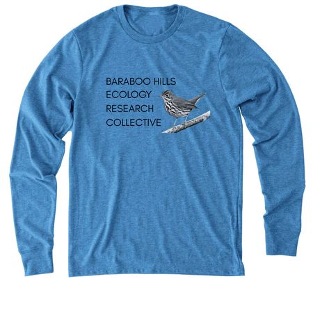 Field Season Fundraiser, a Azure Blue Allmade Eco Triblend Long Sleeve Tee