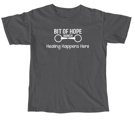 Healing Happens Here, a Pepper Comfort Colors Unisex Tee