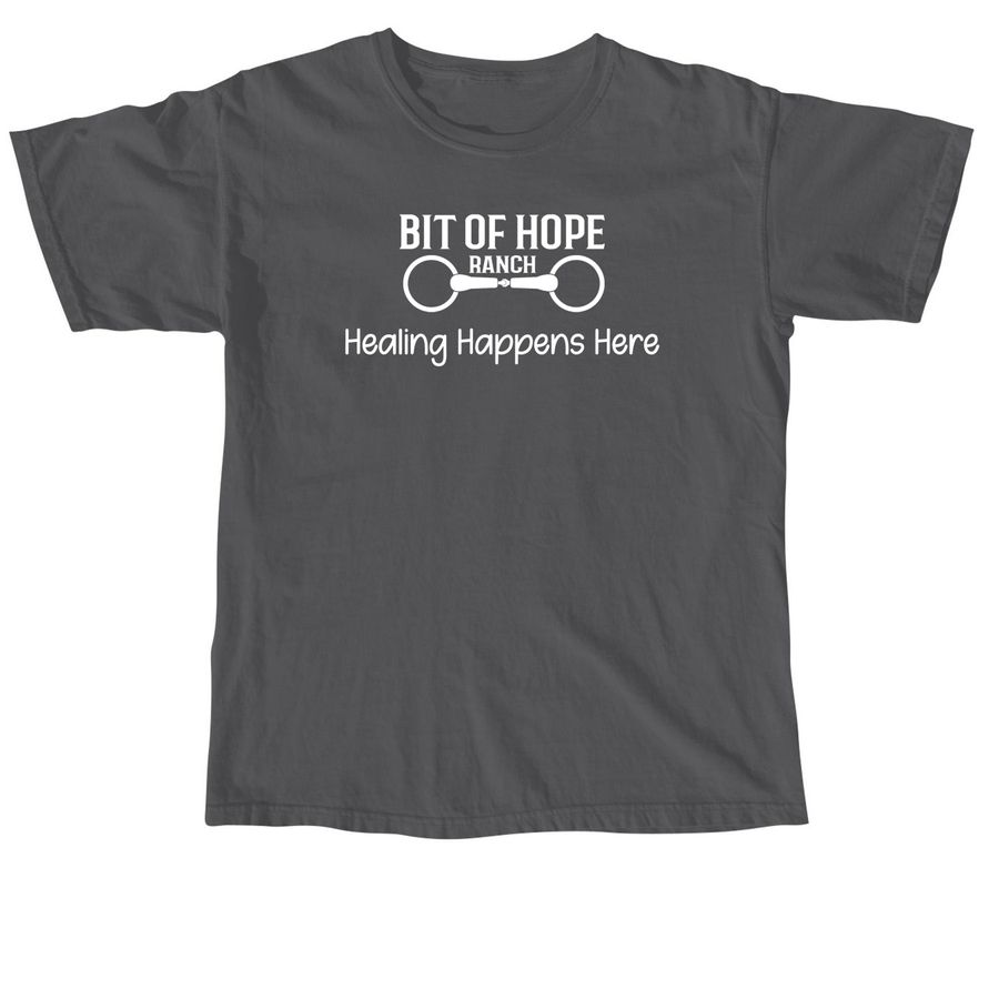 Healing Happens Here, a Pepper Comfort Colors Unisex Tee