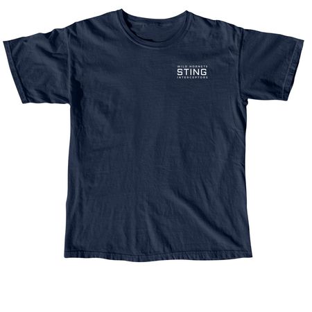 STING ? Wild Hornets Air Defence Collection, a True Navy Comfort Colors Unisex Tee