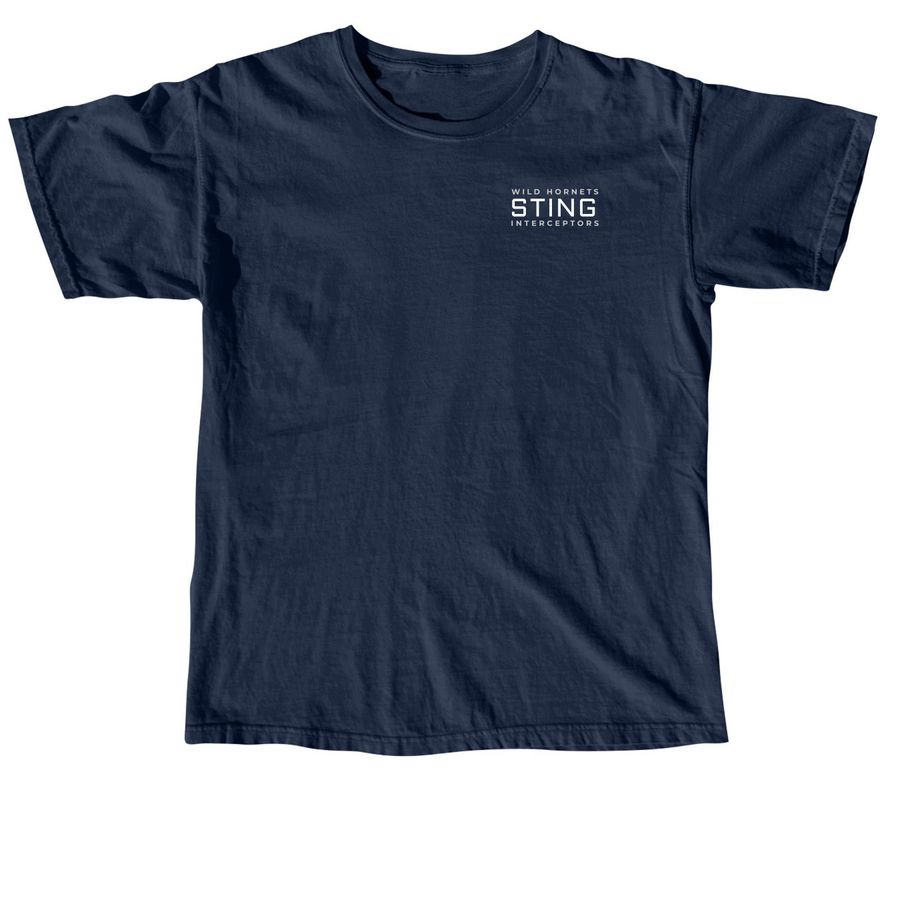 STING ? Wild Hornets Air Defence Collection, a True Navy Comfort Colors Unisex Tee