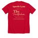 The Peoples Hope, a Solid Red Blend Premium Unisex Tee (back-view)