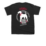 Sunshine Airedale Rescue Florida, a Black Youth Unisex Tee (back-view)