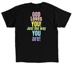 Wesley Club, a Black Classic Unisex Tee (back-view)