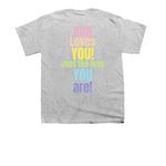 Wesley Club, a Sport Grey Youth Unisex Tee (back-view)