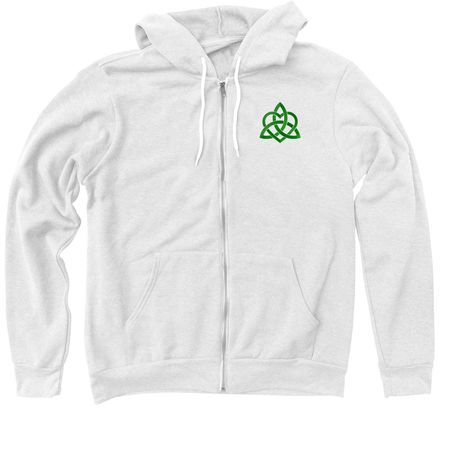 Grams Family Love, a White Zip Up Hoodie