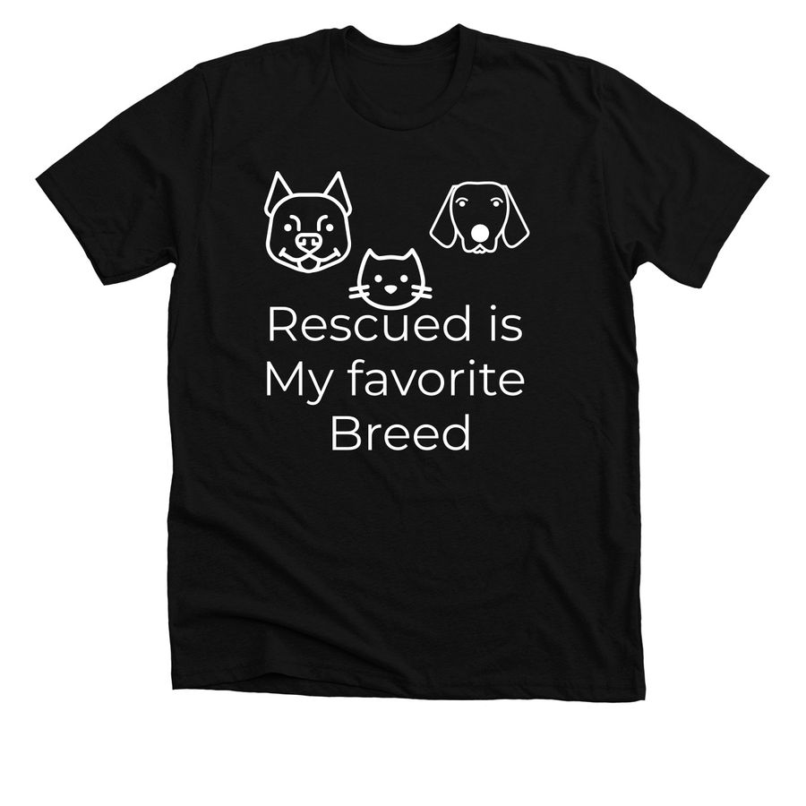 Rescue shirt, a Solid Black Blend Premium Unisex Tee