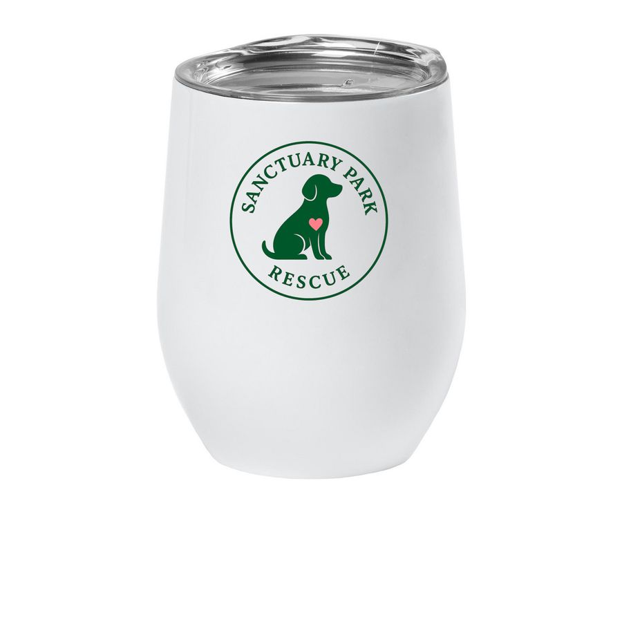 Tumbler Collective, a White Insulated Wine Cup