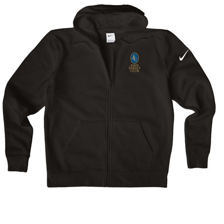 John Street Club Merchandise, a Black Nike Women's Club Fleece Zip Up Hoodie