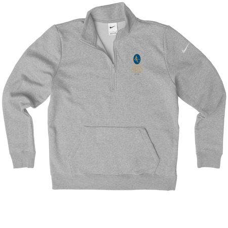John Street Club Merchandise, a Dark Grey Heather Nike Women's Club Half Zip Pullover