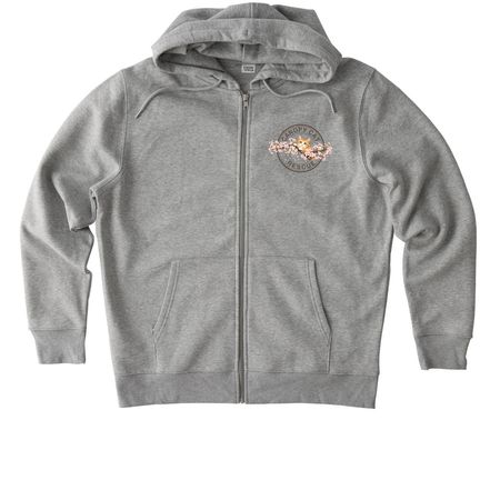 Spring Zip Ups (Colored), a Heather Grey Stanley/Stella Unisex Cultivator 2.0 Zip Up Pullover Hoodie