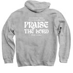 Praise the Lord, a Sport Grey Pullover Hoodie (back-view)