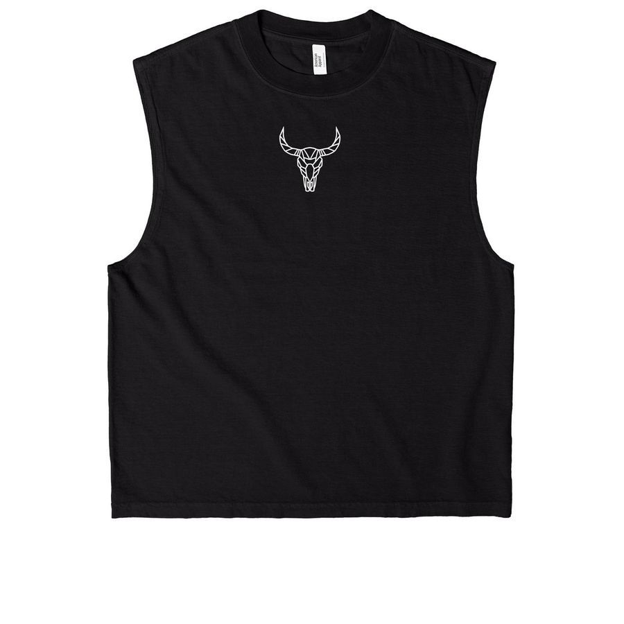 CFR Muscle Tanks, a True Black Heavyweight Garment Dye Muscle Tee