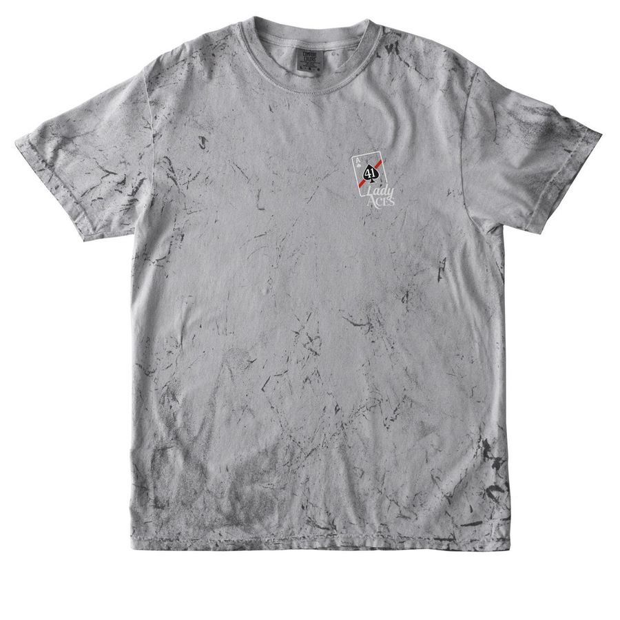 VFA-41 Lady Ace - White Logo, a Smoke Comfort Colors Colorblast Tee