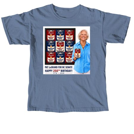 No Kings, a Blue Jean Comfort Colors Unisex Tee