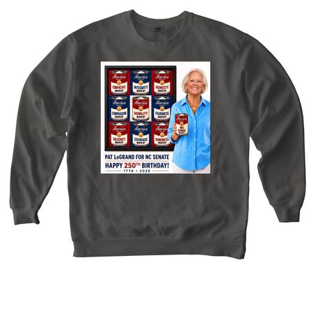 No Kings, a Pepper Comfort Colors Crewneck Sweatshirt