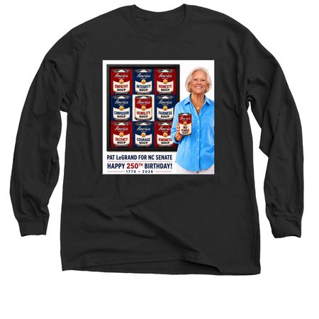 No Kings, a Black Classic Long Sleeve Tee