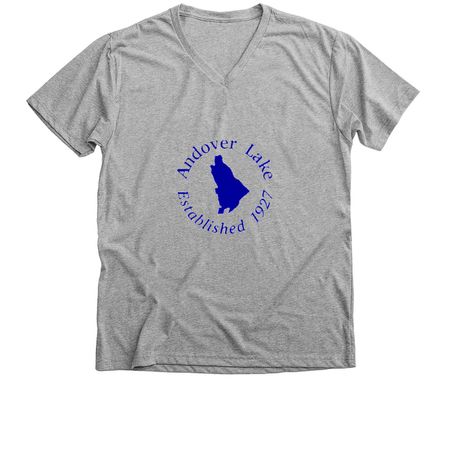 Andover Lake Gear Fundraiser, a Athletic Heather Premium V-Neck Tee