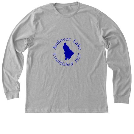 Andover Lake Gear Fundraiser, a Athletic Heather Premium Long Sleeve Tee