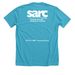 #MeToo, a Heather Aqua Premium Unisex Tee (back-view)