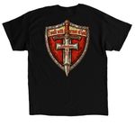 shield of faith&nbsp;, a Black Classic Unisex Tee (back-view)