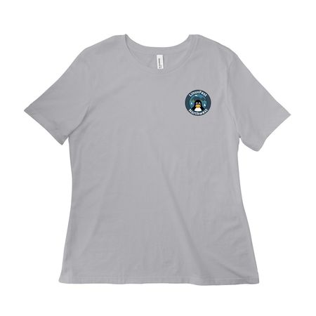 Back to ROOT - Dimensional, a Solid Athletic Grey Women?s Relaxed Cotton Tee