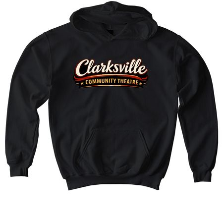 Clarksville Community Theatre, a Black Softstyle Youth Pullover Hoodie