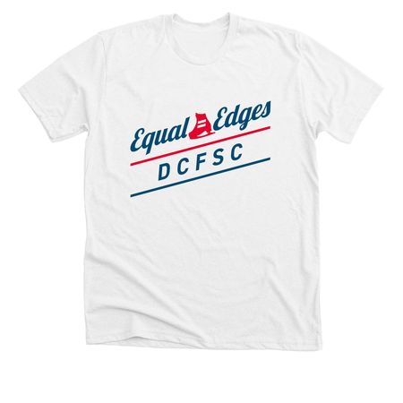 EE Standard Logo, a Solid White Blend Premium Unisex Tee