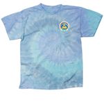 Swim Lessons Save Lives ? WLSL 2026, a Lagoon Classic Tie Dye Tee (back-view)