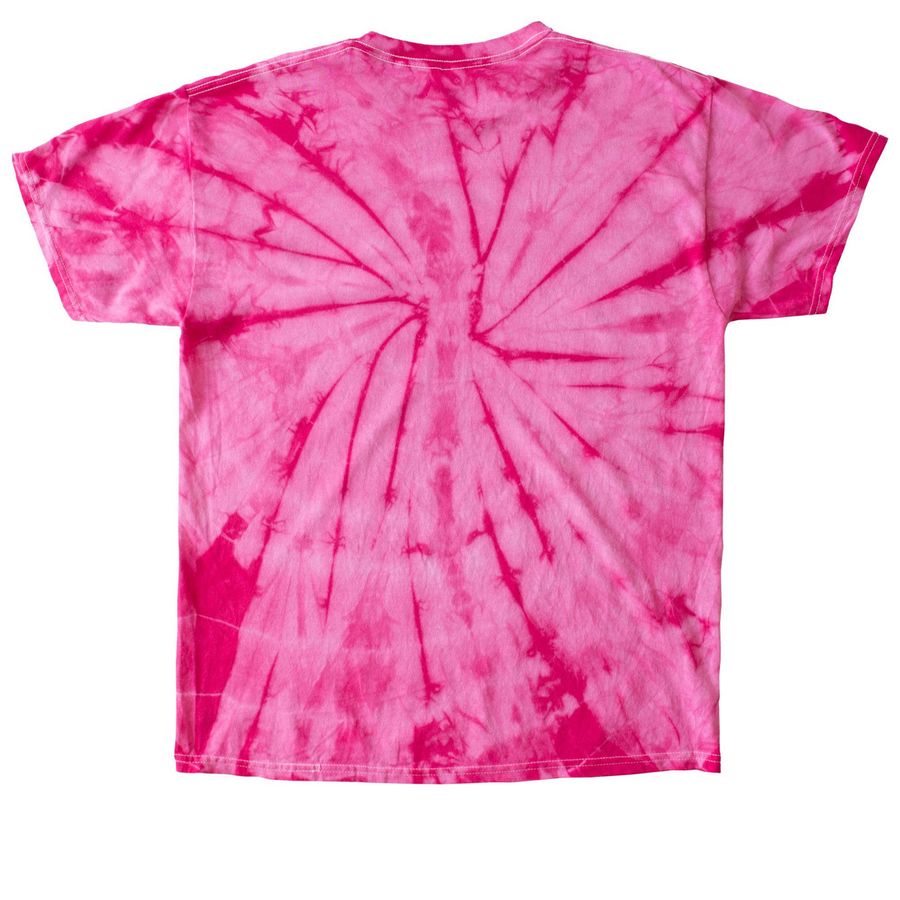 Dispatch & Control&nbsp;, a Pink Classic Tie Dye Tee (back-view)