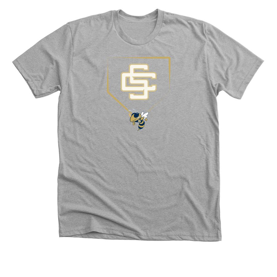 Stingers Logo Tee, a Athletic Heather Premium Unisex Tee