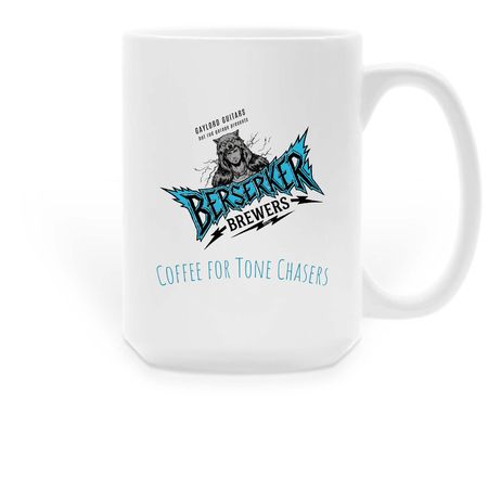 Berserker Brewers Mug Shot, a White Large Coffee Mug