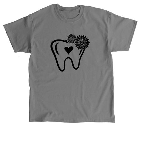 Blooming Smiles: Supporting MDHA, a Charcoal Classic Unisex Tee