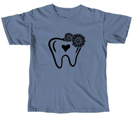 Blooming Smiles: Supporting MDHA, a Blue Jean Comfort Colors Unisex Tee