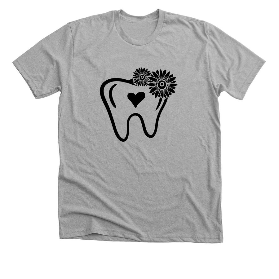 Blooming Smiles: Supporting MDHA, a Athletic Heather Premium Unisex Tee