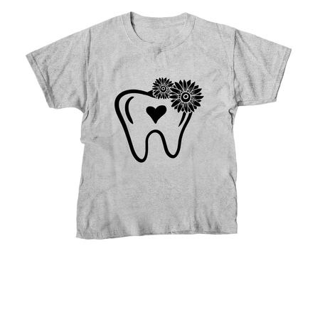 Blooming Smiles: Supporting MDHA, a Sport Grey Youth Unisex Tee