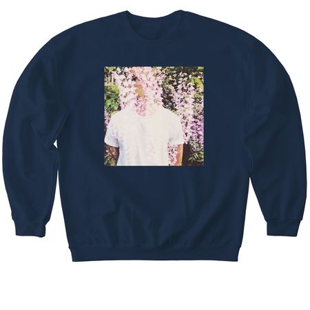 Summer Rain ? Hoodie & Crewneck, a Navy Softstyle Crewneck Sweatshirt