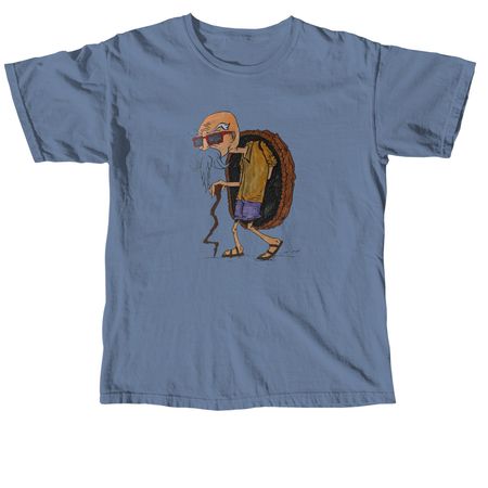 Turtle Hermit.&nbsp;, a Blue Jean Comfort Colors Unisex Tee