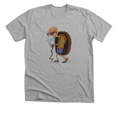 Turtle Hermit.&nbsp;, a Athletic Heather Premium Unisex Tee