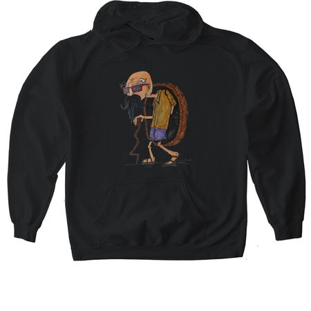 Turtle Hermit.&nbsp;, a Black Gildan Softstyle Pullover Hoodie