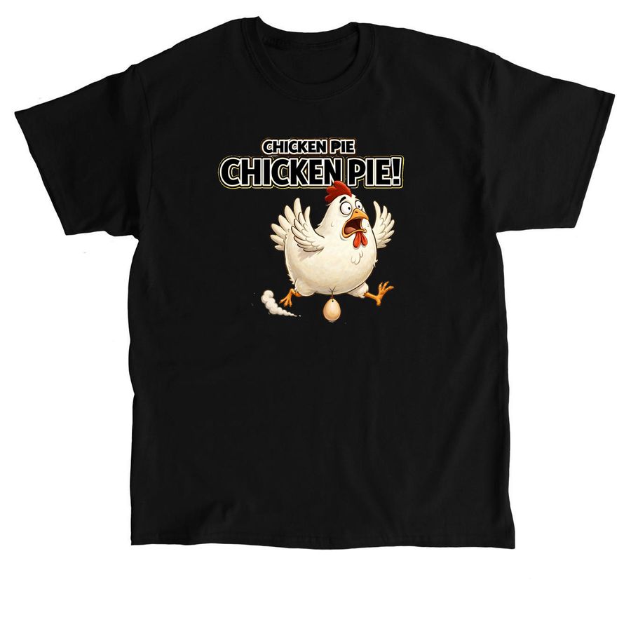 Chicken Pie #2, a Black Classic Unisex Tee