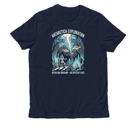 Operation HighJumpUFO, a Night Sky Navy Allmade Organic Cotton Unisex Tee