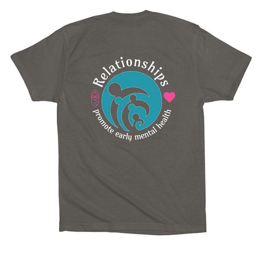 NCIMHA Conference Shirt 2026&nbsp;, a Asphalt Premium Cotton Tee (back-view)