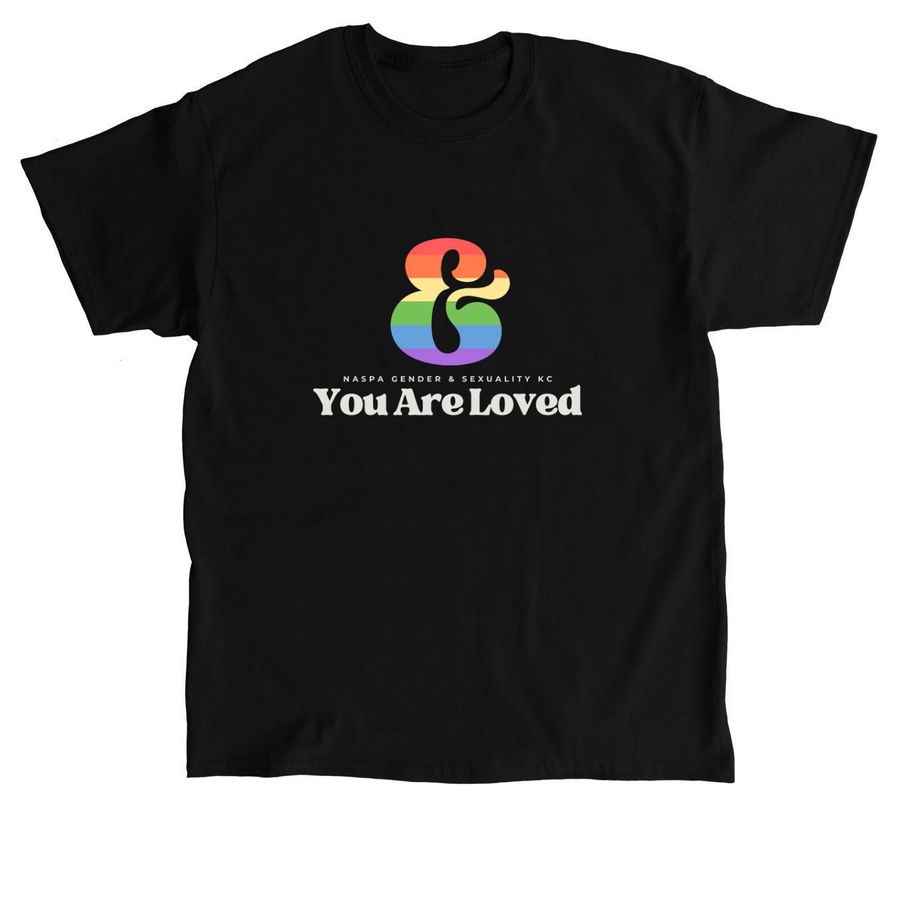 GSKC Rainbow You are Loved Shirt, a Black Classic Unisex Tee