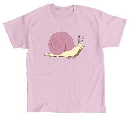 AE Snail Tees, a Light Pink Classic Unisex Tee