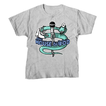 House of Pod Shirts!, a Sport Grey Youth Unisex Tee