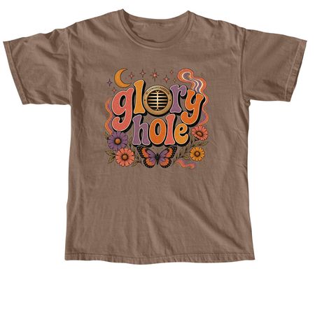 Glory Hole, a Espresso Comfort Colors Unisex Tee