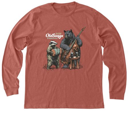 2026 Old Songs Festival&nbsp;T-shirt, a Heather Clay Premium Long Sleeve Tee