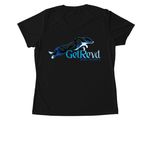GetRevd Dog Sports, a Black Women's Performance Tee (back-view)